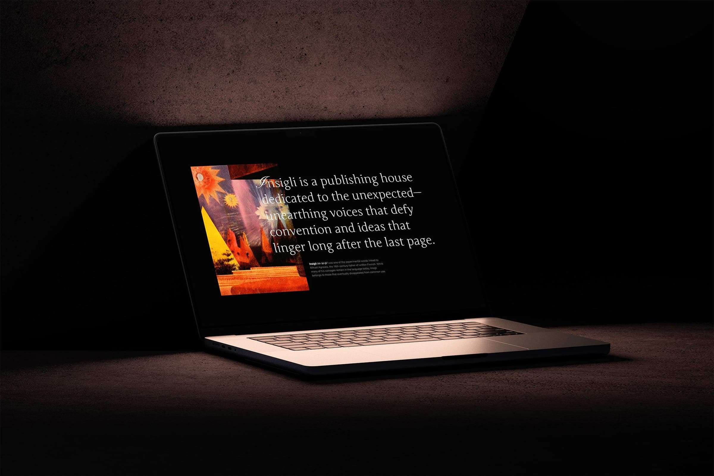 Insigli product page
